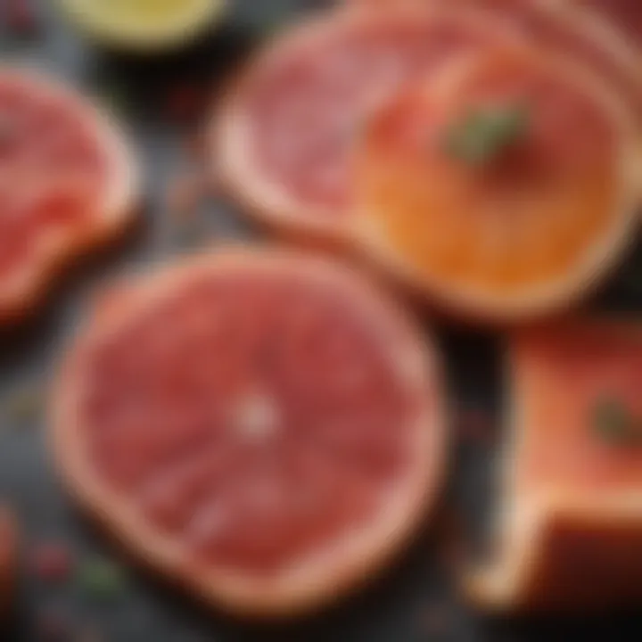 A close-up of sliced revani showcasing its texture