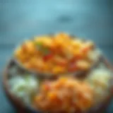 Different varieties of rice displayed in a bowl