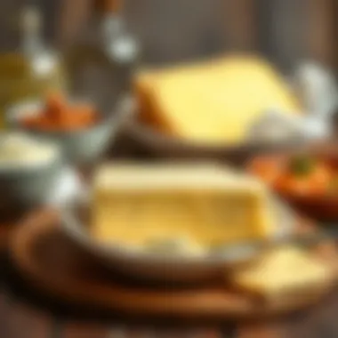 An array of dishes showcasing butter as an essential ingredient.