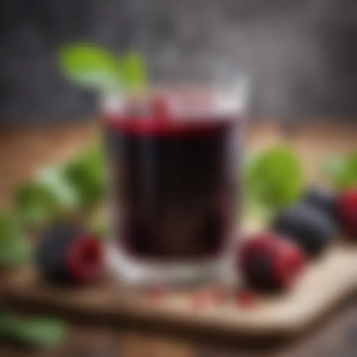 Health advantages of mulberry juice