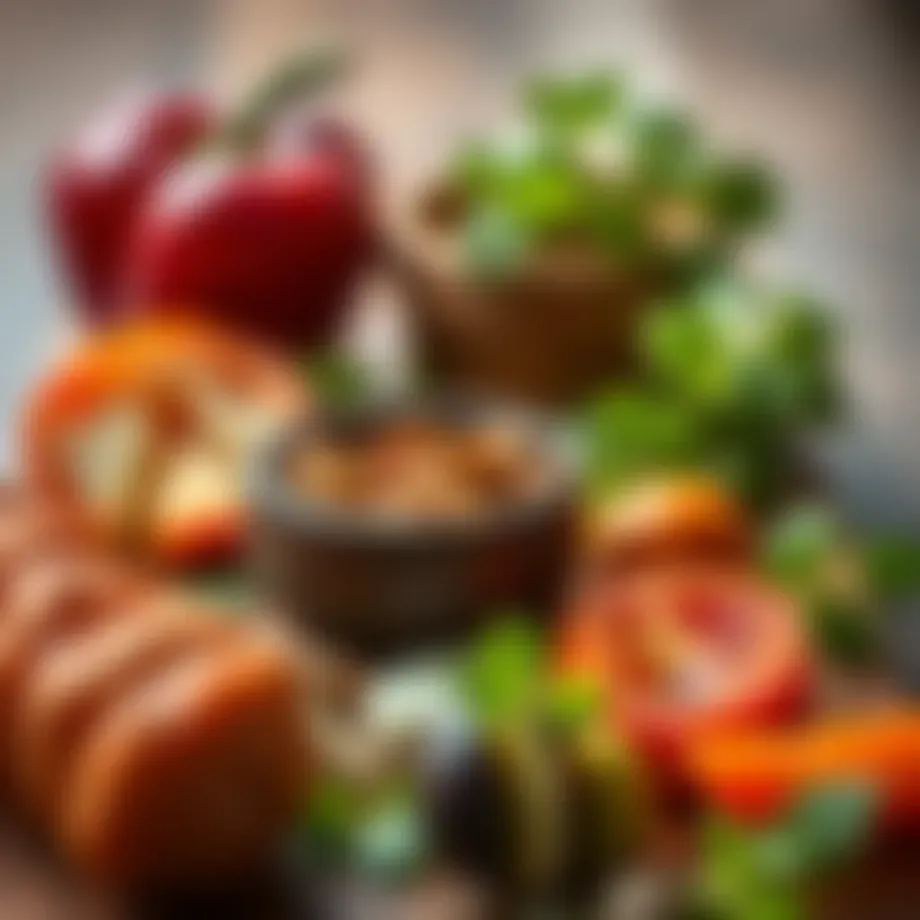 Traditional ingredients used in Erkoc Cag Kebabi