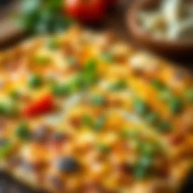 Understanding the Caloric Value of Lahmacun Caloric impact of traditional lahmacun displayed