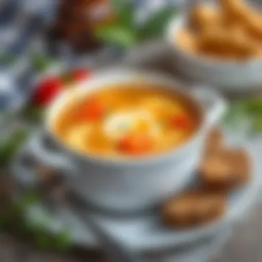 Homemade Soup for Iftar Delicious homemade soup served for iftar