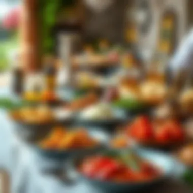 Traditional Iftar Table in Samsun Traditional Samsun iftar table with local dishes